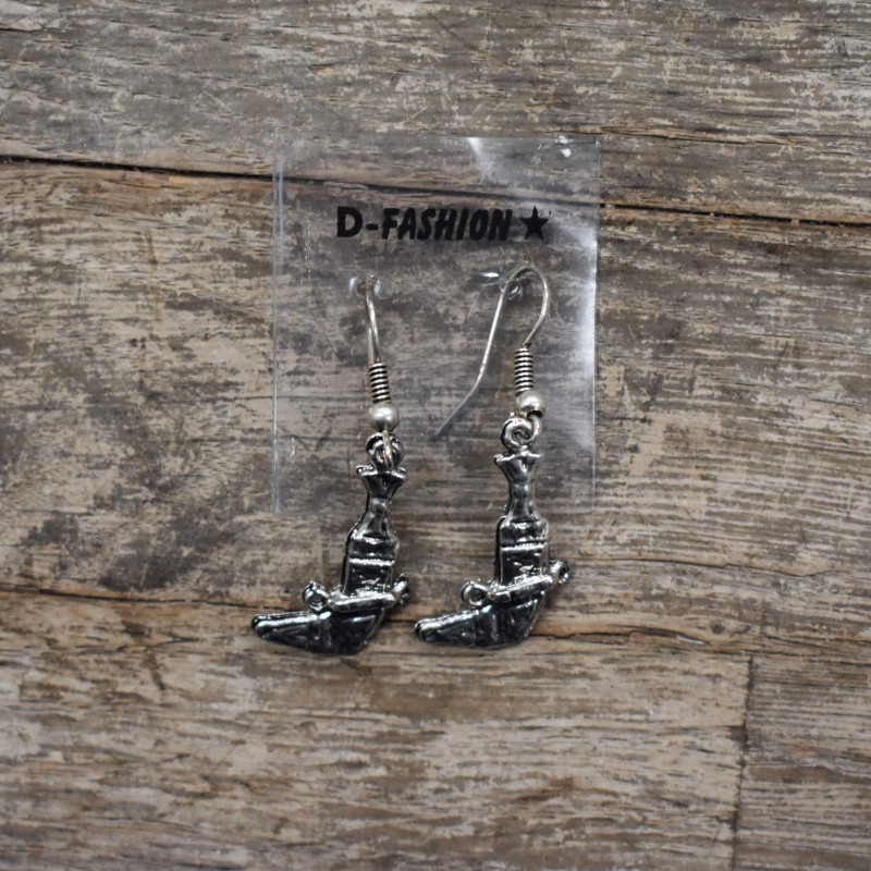 FASHION - Pendiente Metal Daga