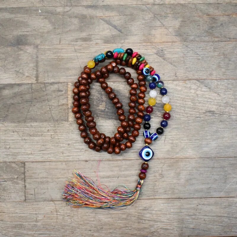 🌱 Vipartesanias - Comprar Mala Tibetano Madera - Envío Gratis 24h🌞