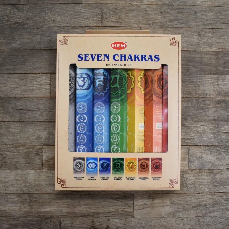 🌱 Vipartesanias - Comprar Set Incienso 7 Chakras - Envío Gratis 24h🌞