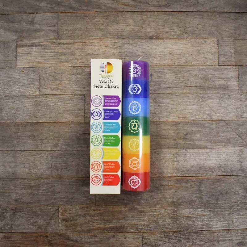 🌱 Vipartesanias - Comprar Velón 7 Chakras - Envío Gratis 24h 🌞