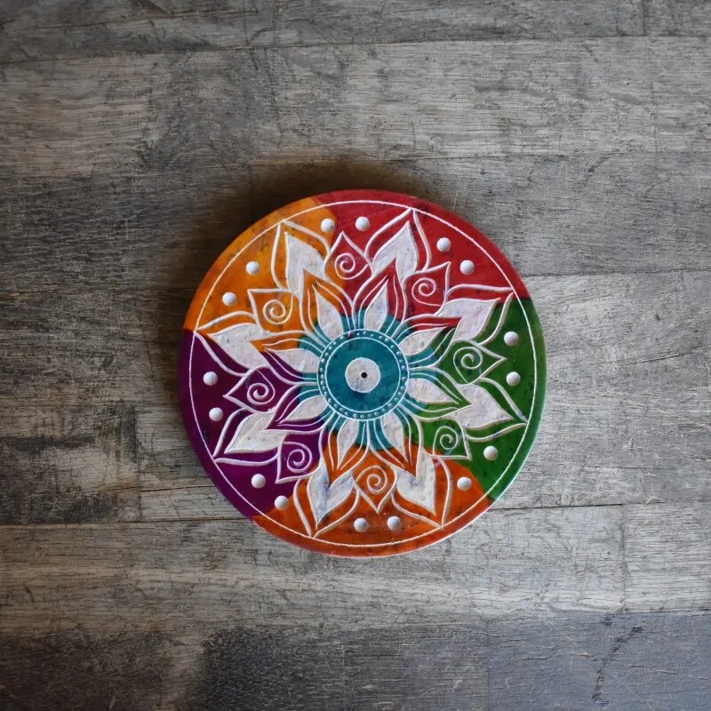 🌱 Vipartesanias - Comprar Porta Incienso Mandala - Envío Gratis 24h🌞