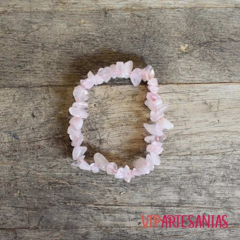 🌱 Vipartesanias - Comprar Pulsera Cuarzo Rosa - Envío Gratis 24h 🌞