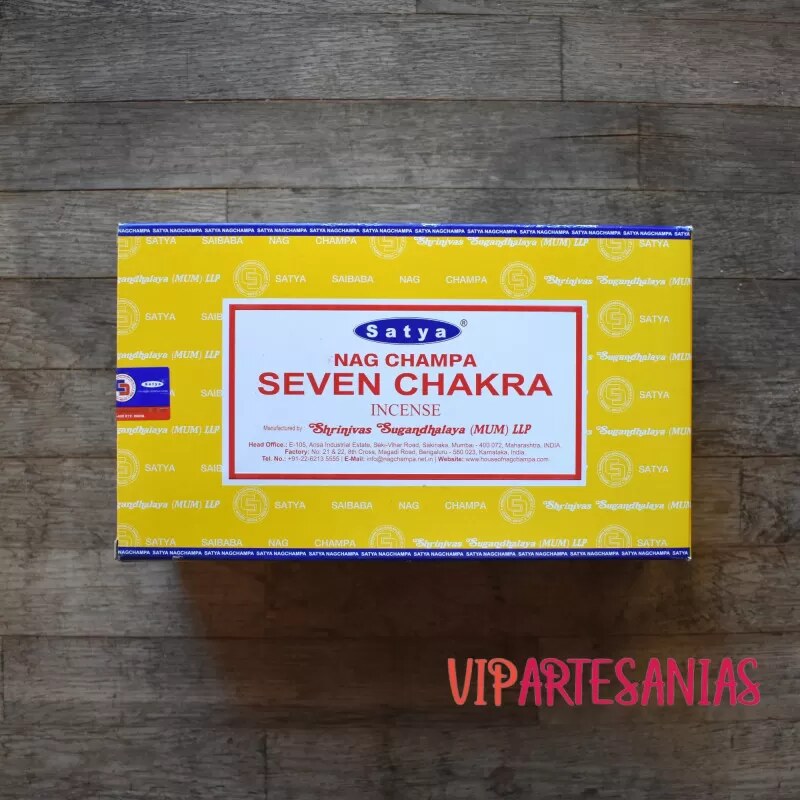 🌱Vipartesanias - Comprar incienso Satya 7 Chakras -Envío Gratis 24h🌞