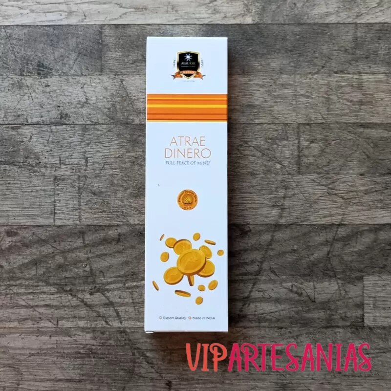 Vipartesanias - Incienso Atrae Dinero Alaukik - Envío gratis 24h