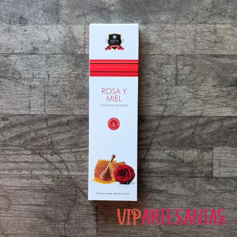 🌱 VIPARTESANIAS - Incienso Alaukik Rosa Miel - Envío Gratis 24H 🔮