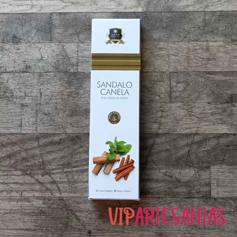 Vipartesanias - Incienso Sándalo Canela Alaukik - Envío gratis 24h