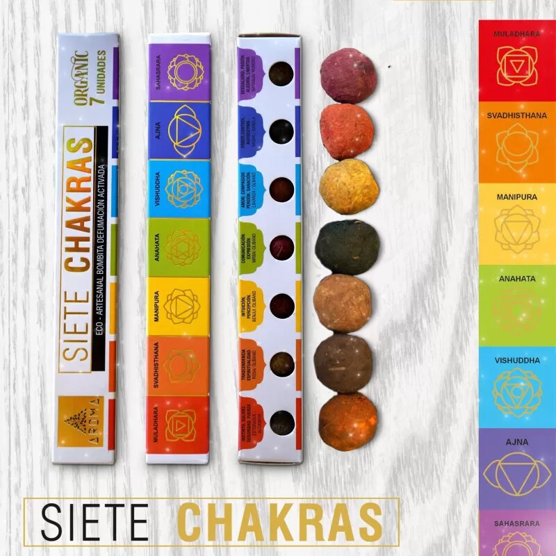 Vipartesanias - Comprar Bombitas 7 Chakras - Envío Gratis 24h