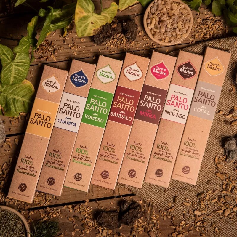 🌱 VIPARTESANIAS - Sagrada Madre Palo Santo - Envío Gratis 24H 🌞