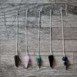 🌱 VIPARTESANIAS - Péndulo de Mineral - Envío Gratis 24H 🌞