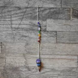 🌱 VIPARTESANIAS - Péndulo Mineral 7 Chakras - Envío Gratis 24H 🌞