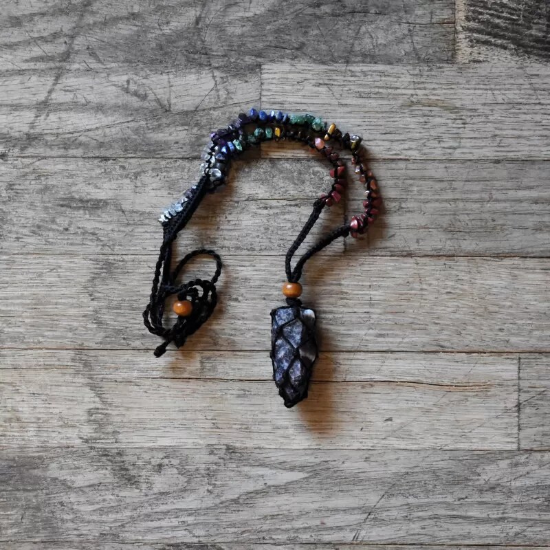 🌱 VIPARTESANIAS - Collar Amatista Engarzada - Envío Gratis 24H 🌞