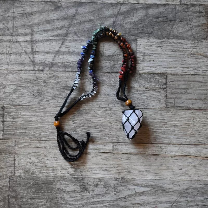 🌱 VIPARTESANIAS - Collar Amatista Engarzada - Envío Gratis 24H 🌞