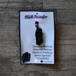 🌱 VIPARTESANIAS - Collar Turmalina Engarzada - Envío Gratis 24H 🌞