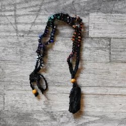 🌱 VIPARTESANIAS - Collar Turmalina Engarzada - Envío Gratis 24H 🌞