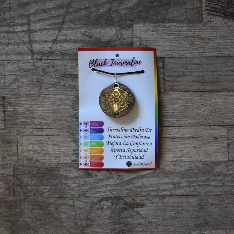 🌱 VIPARTESANIAS - Collar Organita Turmalina - Envío Gratis 24H 🌞