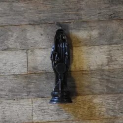 🌱 VIPARTESANIAS - Velón Santa Muerte Negra - Envío Gratis 24H 🌞