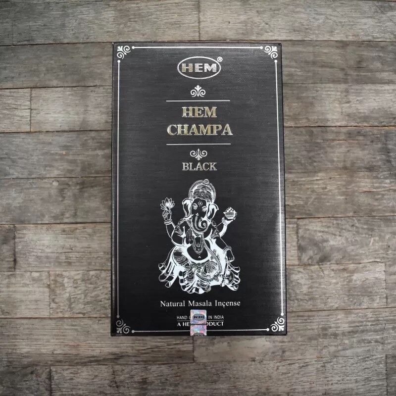 🌱 VIPARTESANIAS - Incienso HEM Champa Black  - Envío Gratis 24H 🌞