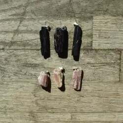 🌱 VIPARTESANIAS - Colgante de Turmalina - Envío Gratis 24H 🌞