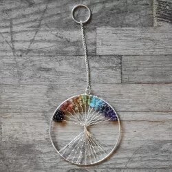 🌱 VIPARTESANIAS - Móvil Árbol Vida Minerales - Envío Gratis 24H 🌞