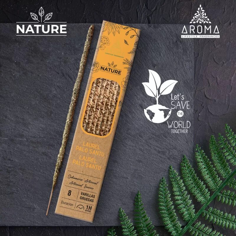 Vipartesanias - Incienso Nature Laurel Palo Santo Aroma - Envío gratis 24h