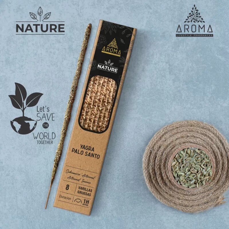 Vipartesanias - Incienso Nature Yagra Palo Santo Aroma - Envío gratis 24h
