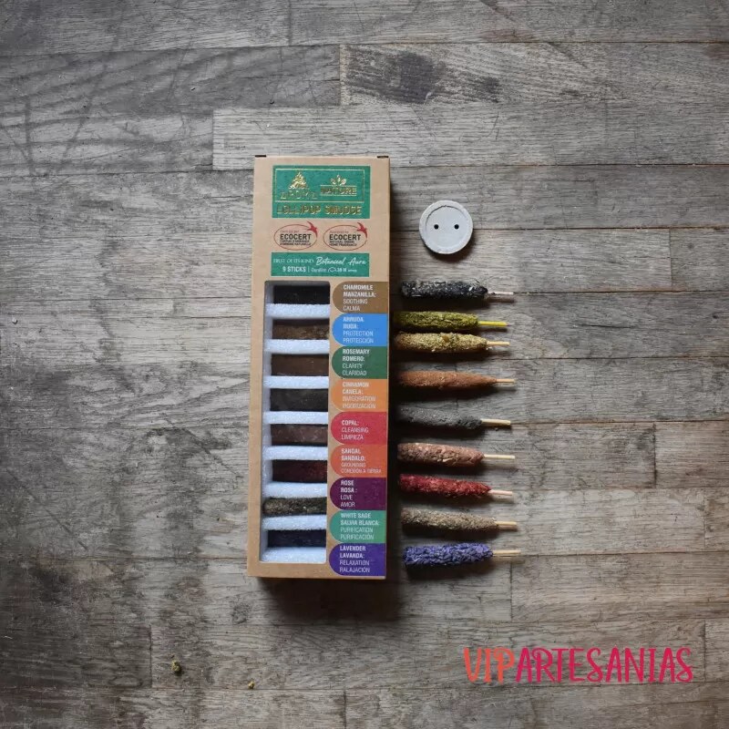 Vipartesanias - Incienso Lollipop 7 Chakras Aroma - Envío gratis 24h