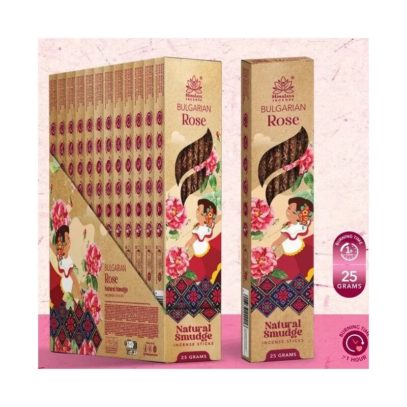 Vipartesanias - Incienso Orígenes Rosa Bulgaria - Envío gratis 24h