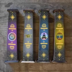 🌱 Vipartesanias - Porta Incienso Torre Esotérica - Envío Gratis 24h🌞