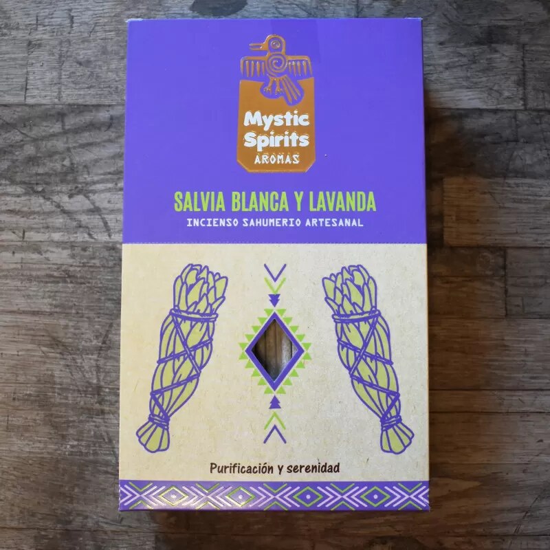 Vipartesanias - Incienso Salvia Blanca Lavanda Hari Darshan - Envío 24h