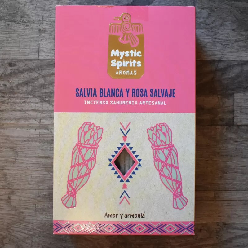 Vipartesanias - Incienso Salvia Blanca Rosa Hari Darshan - Envío 24h