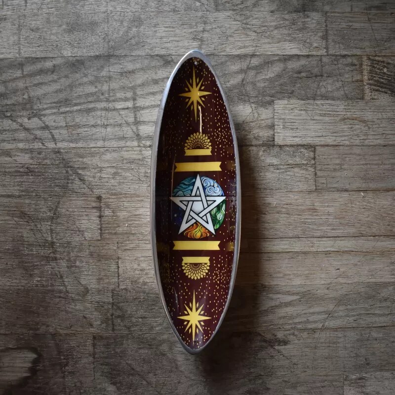 🌱 VIPARTESANIAS - Porta Incienso Bote Metal - Envío Gratis 24H 🌞