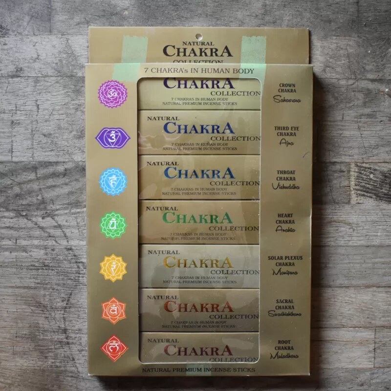 Vipartesanias - Set Incienso 7 Chakras Surya - Envío 24h