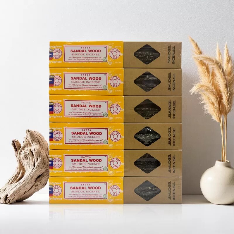 Vipartesanias - Incienso Smudge Sandalwood Satya - Envío 24h