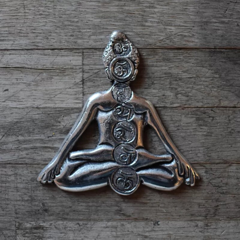 Vipartesanias - Figura Metal Buda Mantras - Envío 24h