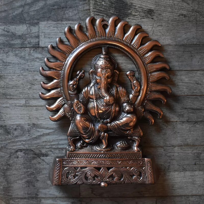 Vipartesanias - Figura Metal Ganesha Grande - Envío 24h