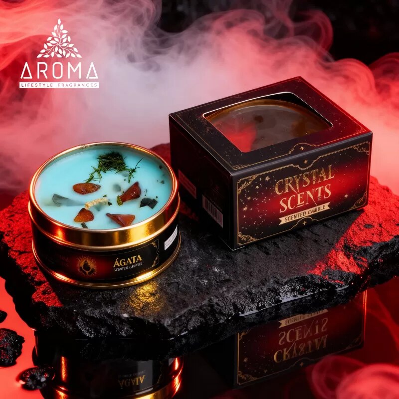 Vipartesanias - Vela mineral Ágata AROMA 65g - Envío gratis 24h