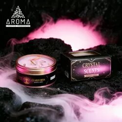 Vipartesanias - Vela mineral Cuarzo Rosa AROMA 65g - Envío 24h