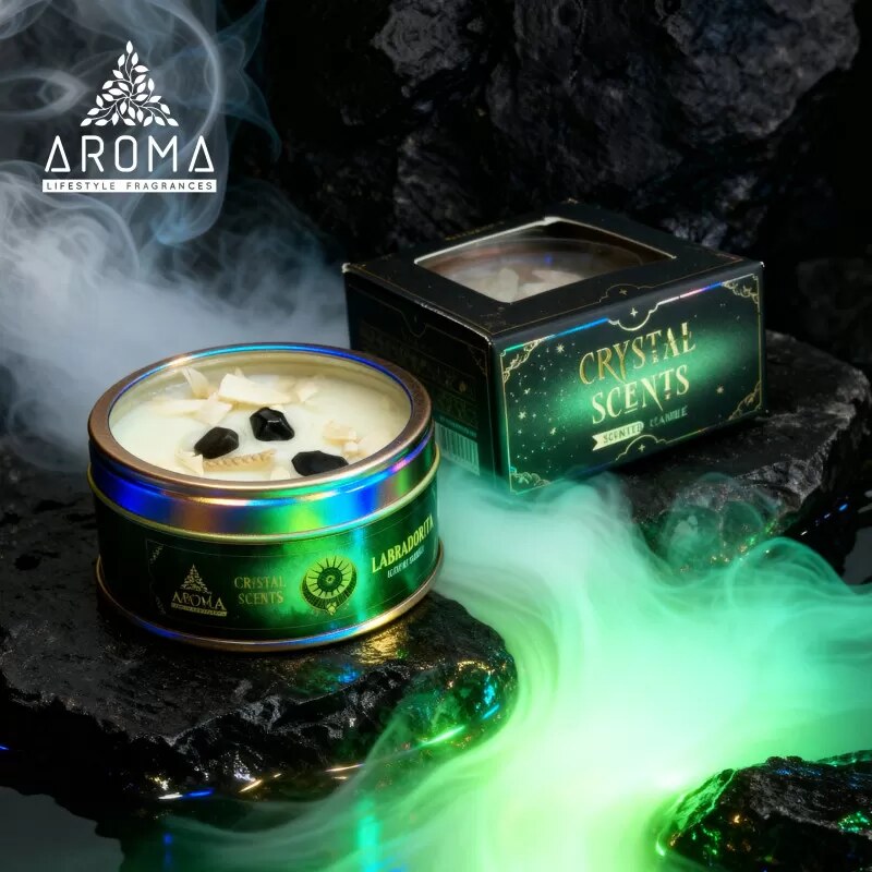 Vipartesanias - Vela mineral Labradorita AROMA 65g - Envío 24h
