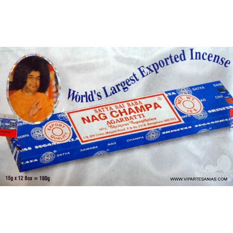 Venta por mayor de Nag Champa 15 grs.