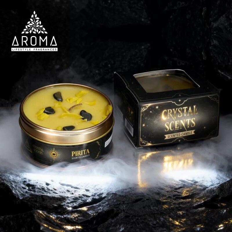 Vipartesanias - Vela mineral Pirita AROMA 65g - Envío 24h