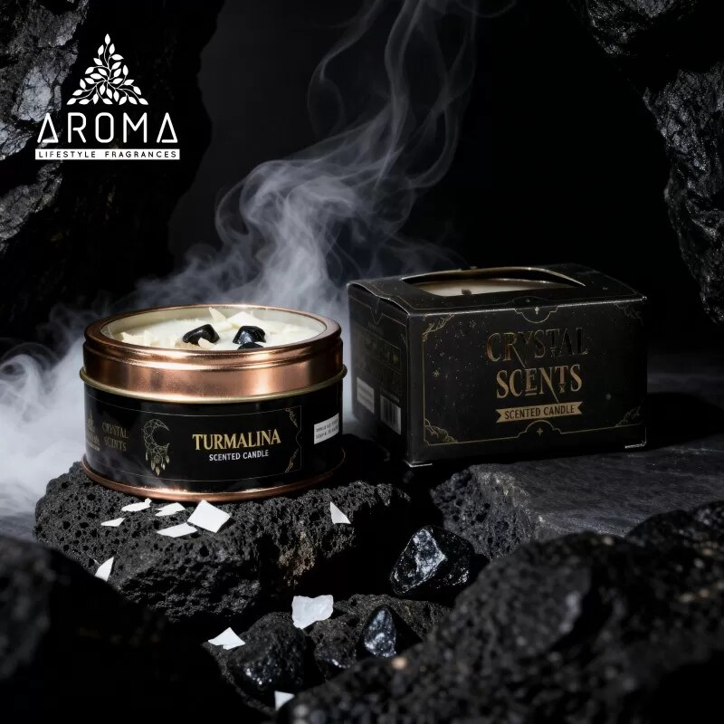 Vipartesanias - Vela mineral Turmalina AROMA 65g - Envío 24h
