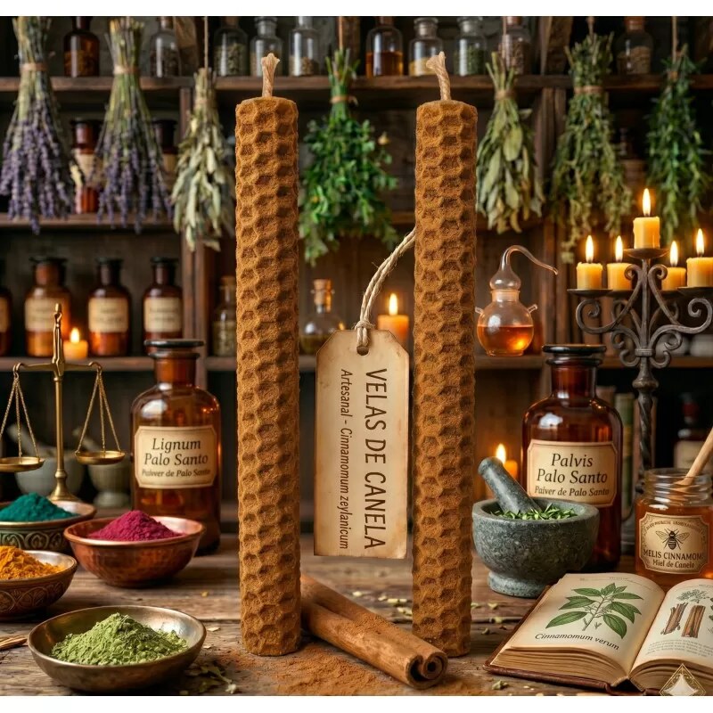 Vipartesanias | Velas Miel Herbal Canela | Venta al por Mayor