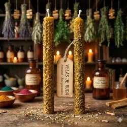 Vipartesanias | Velas Miel Herbal Ruda | Venta al por Mayor