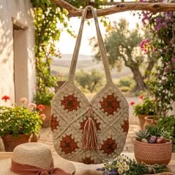Vipartesanias | Bolsos Crochet Grandes Redondos | Venta al Mayor