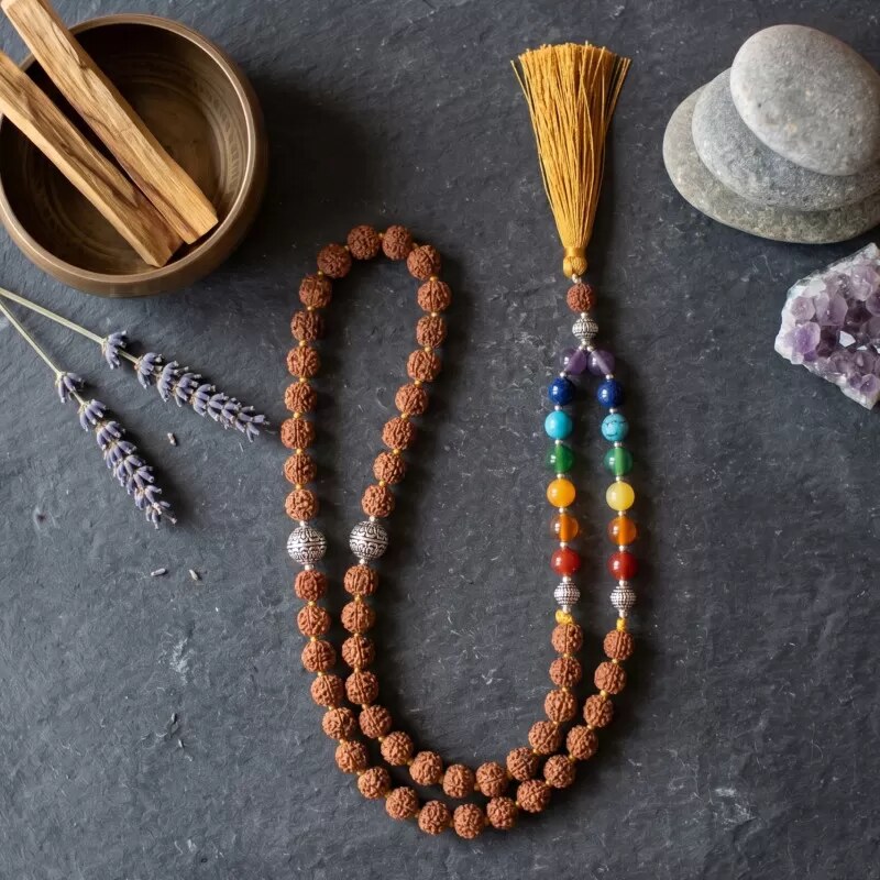 Vipartesanias | Mala Rudraksha 7 Chakras | Venta al Mayor