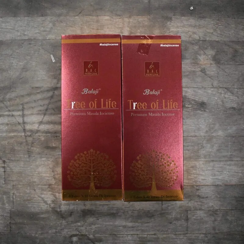 Incienso árbol de la vida Balaji 15 grs.